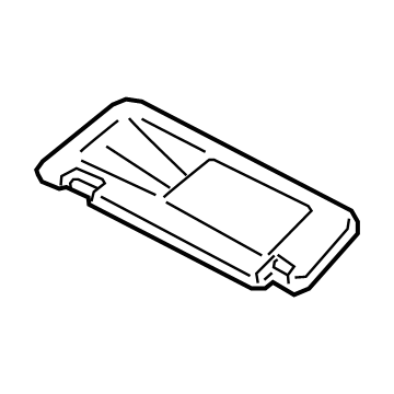 Hyundai 85220-J9270-TTX Sun Visor Assembly, Right