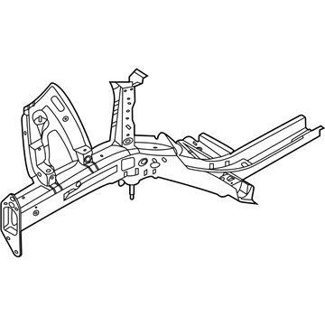 Hyundai 64601-K2000 Member Assembly-Front Side,LH