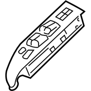 Hyundai 93570-4D000-KS Power Window Main Switch Assembly