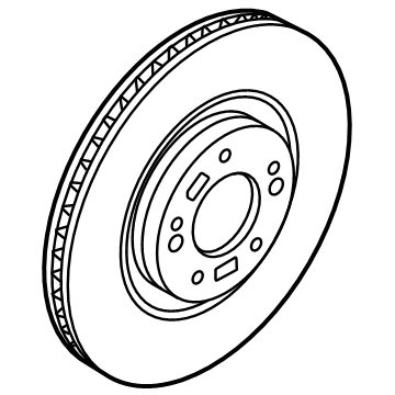 Hyundai 58411-D4650 Disc-Rear Brake