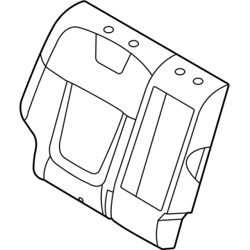 Hyundai 89460-CW010-KWF Covering-RR Seat Back,RH