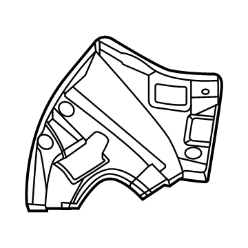 Hyundai 84127-P2000 INSULATOR Assembly-Fender Apron