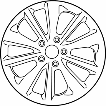 Hyundai 52910-J3150 Aluminium Wheel Assembly