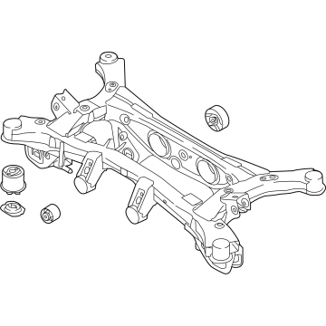 Hyundai Santa Cruz Rear Crossmember - 55405-K5200