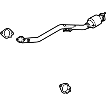 Hyundai 28606-G9110 Front Muffler Assembly, Right