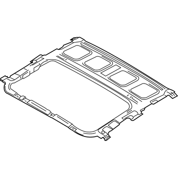 Hyundai 67115-3X011 Ring Assembly-Sunroof Reinforcement