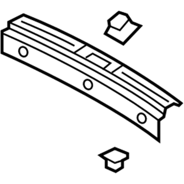 Hyundai 85770-2S000-9P Trim-Transverse Rear