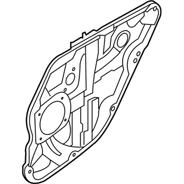 Hyundai Sonata Hybrid Window Regulator - 83471-3S001