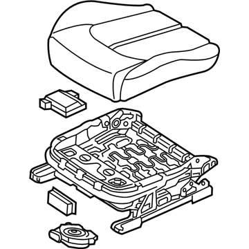 Hyundai 88200-C2002-SMJ Cushion Assembly-Front Seat,Passenger