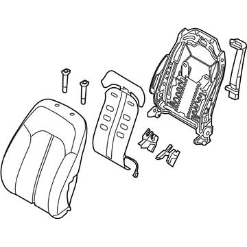 Hyundai 88400-C2KD0-XTR Back Assembly-Front Seat Passenger