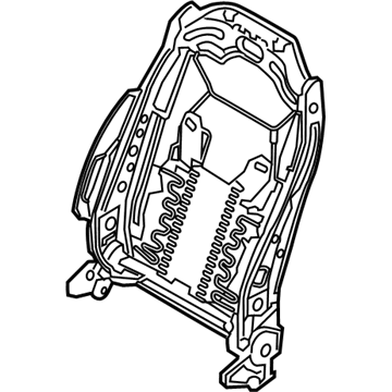 Hyundai 88410-C2000 Frame Assembly-Front Seat Back PASSEN