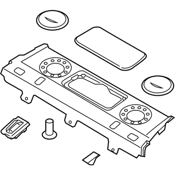 Hyundai 85620-3N250-SH Trim Assembly-Package Tray