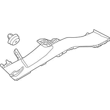 Hyundai 85860-D3000-UUE Trim Assembly-RR Pillar RH