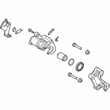 Hyundai 58310-AAA40 CALIPER Kit-RR Brake,LH