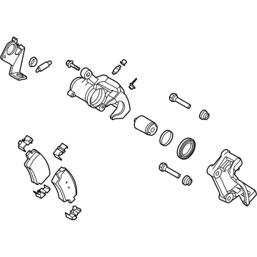 Hyundai 58230-AA400 Brake Assembly-RR Wheel,RH