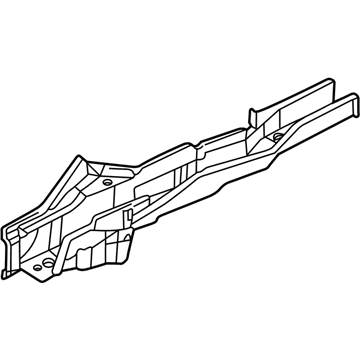 Hyundai 65710-3C100 Member Assembly-Rear Floor Side,LH