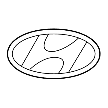 Hyundai 86321-J3000 Emblem