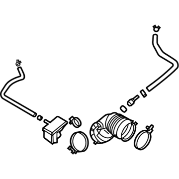 Hyundai 28130-AA450 Hose Assembly-Air Intake