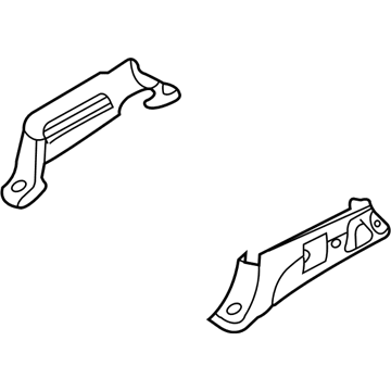 Hyundai 88694-4D160-KS Leg Cover-Front Seat Inner,RH