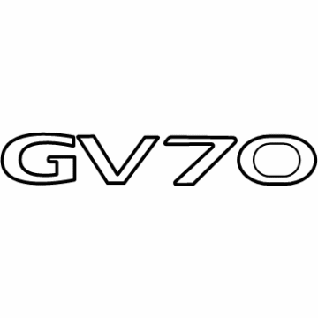 2022 Hyundai Genesis GV70 Emblem - 86310-AR000