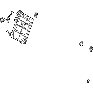 Hyundai 89410-H9500 Frame Assembly-Rear Seat Back,RH