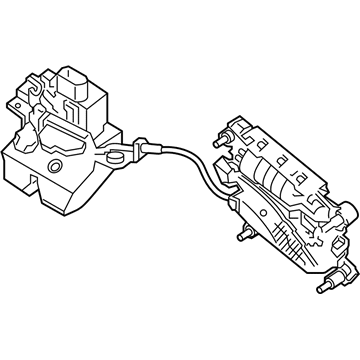 Hyundai Santa Fe Door Lock - 81800-S2100