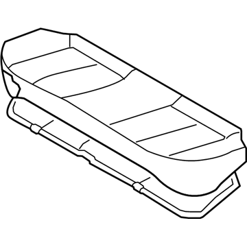 Hyundai 89100-2H100-TAZ Cushion Assembly-Rear Seat