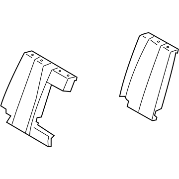 Hyundai 89460-2H551-TAU Rear Right-Hand Seat Back Covering