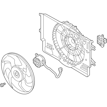 Hyundai Genesis GV60 Cooling Fan Assembly - 25380-GI100