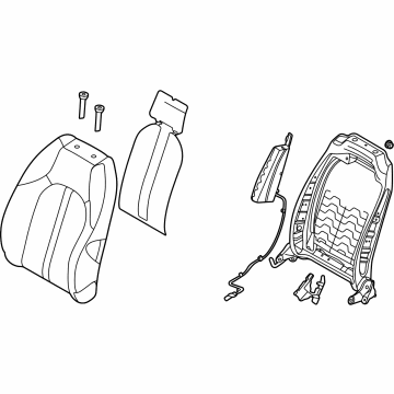 Hyundai 88400-L0100-VSR Back Assembly-FR Seat,RH