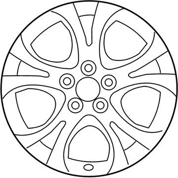 Hyundai 52910-3J150 Aluminium Wheel Assembly