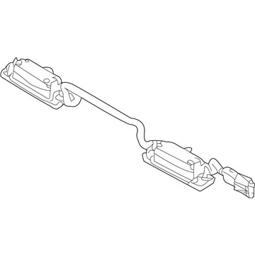 Hyundai 92501-3J000 Lamp Assembly-License Plate