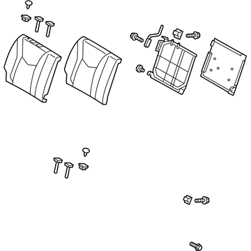 Hyundai 89400-2V000-SR5 Back Assembly-Rear Seat RH