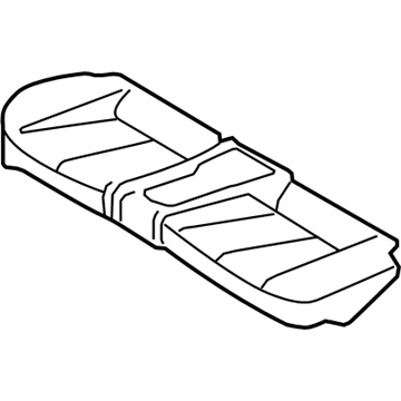 Hyundai 89160-2V211-TFC Rear Seat Cushion Cover Assembly