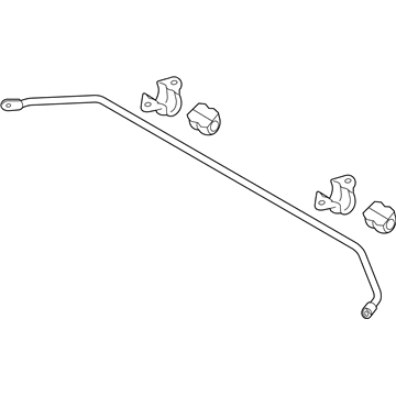 Hyundai 55500-C1300 Bar Assembly-Rear Stabilizer