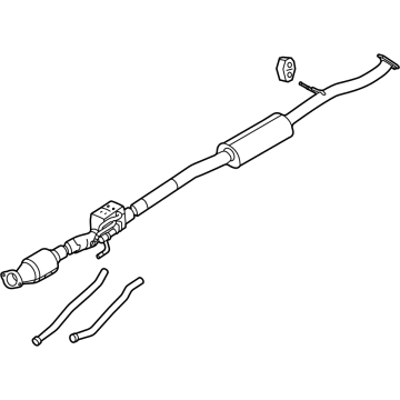 2022 Hyundai Tucson Muffler - 28600-P0580