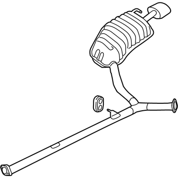 Hyundai Tail Pipe - 28711-3Q430