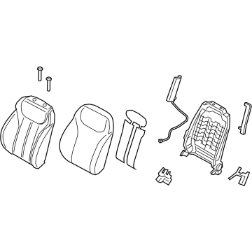 Hyundai 88400-CL000-YKM Back Assembly-FR Seat,RH