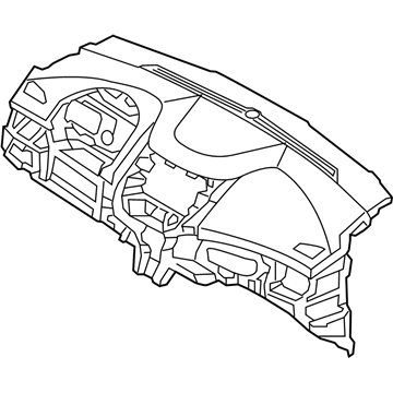 Hyundai 84710-3X500-HZ Crash Pad Assembly-Main