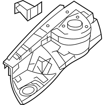 Hyundai 64502-2D010 Panel Assembly-Fender Apron,RH