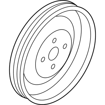 Hyundai 25221-26001 Pulley-Coolant Pump