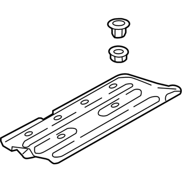 Hyundai 84225-H8000 Cover-Under Center Floor Outer,RH