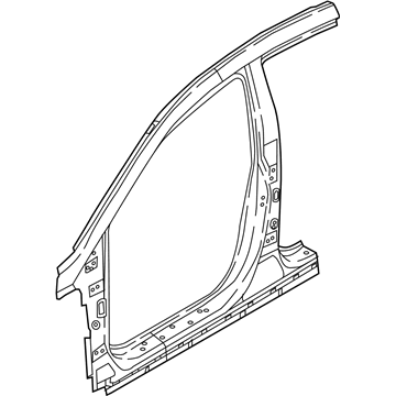 Hyundai 71110-C1A00 Panel Assembly-Pillar Outer,LH