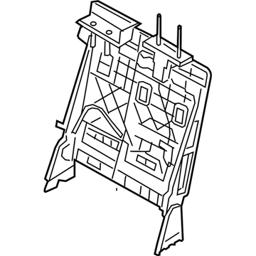 Hyundai 89A31-S8520 Frame Assembly-3RD S/BACK,LH