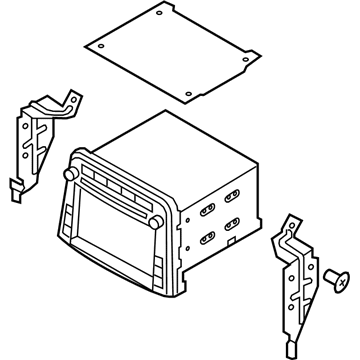 Hyundai 96560-2M100-S4 Head Unit Assembly-Navigation