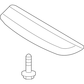 Hyundai 92701-3L010-WK Lamp Assembly-High Mounted Stop