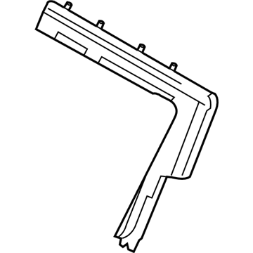 Hyundai 89410-2E012-WK Frame Assembly-Rear Seat Back Main