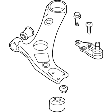 Hyundai 54501-4R000 Arm Complete-Front Lower,RH