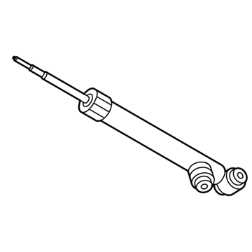 Hyundai 55310-B1650 Rear Left-Hand Shock Absorber Assembly