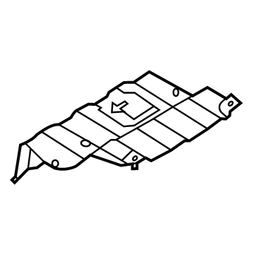 Hyundai 28795-L1000 Protector-Heat Rear,LH